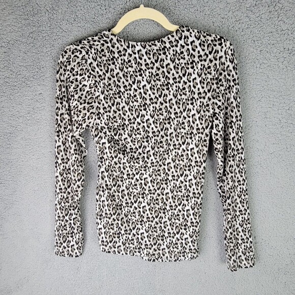 Tahari Womens Blouse Medium Office Siren Surplice Neckline Gold Buckle Slimming - Picture 2 of 13